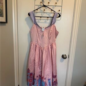 Disney Dress Shop Pink and Purple Sleeping Beauty Castle Fantasyland Dress